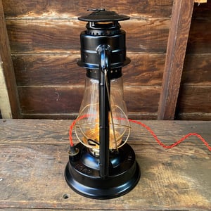 Image of Black & Gold Dietz Electric Lantern