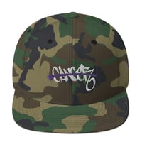 Image 2 of Battle Cancer Snapback Hat