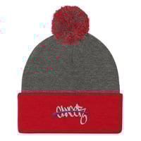 Image 5 of Battle Cancer Pom-Pom Beanie