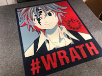 Image 2 of WRATH - Meliodas Profile tee - 7 deadly sins