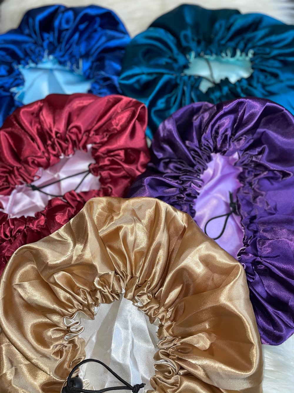 Image of Grow & Glo Satin Bonnets 