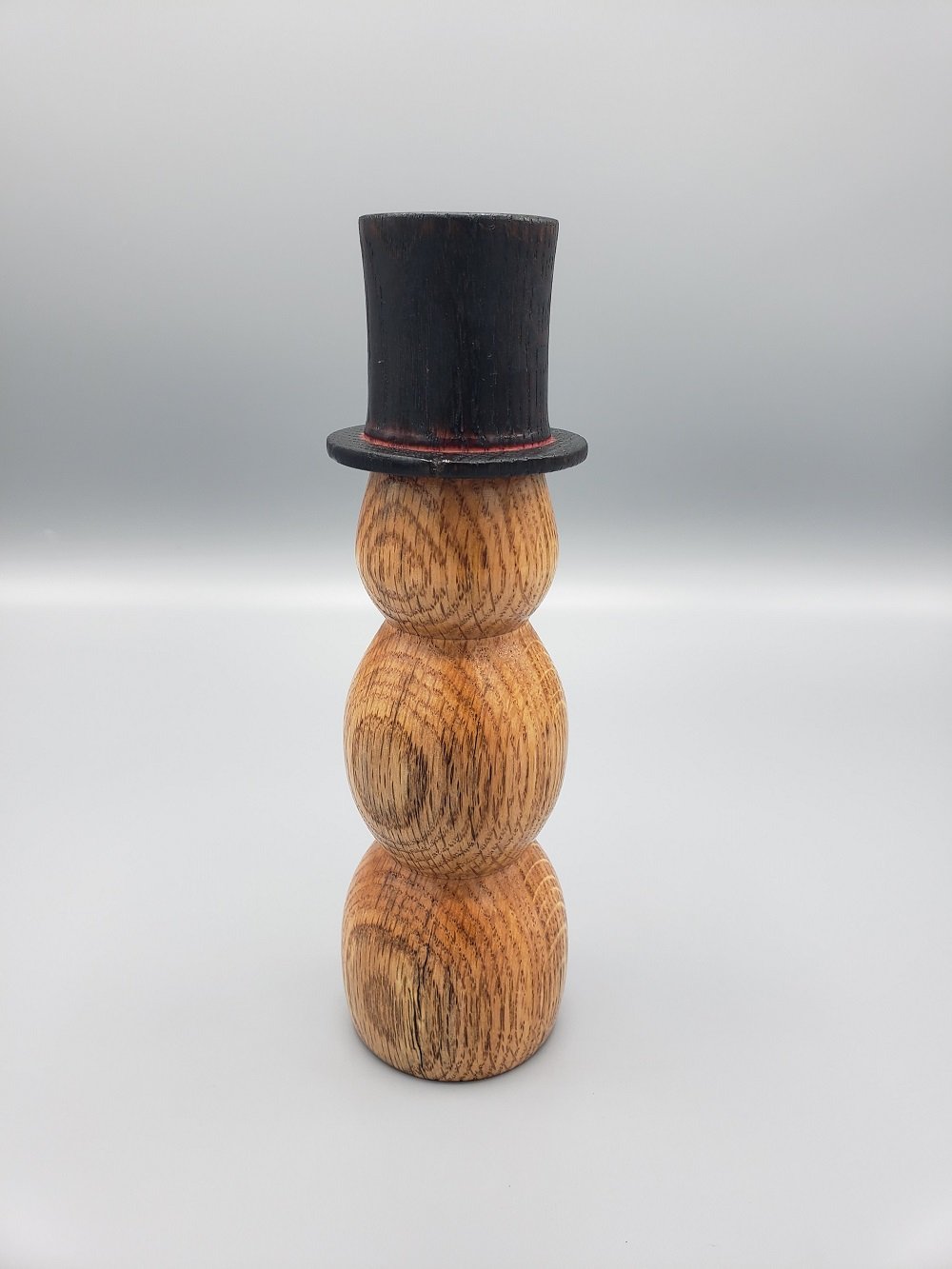 Image of 7 3/4 Inch Red Oak Snowman