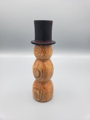 Image of 7 3/4 Inch Red Oak Snowman