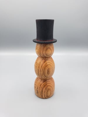 Image of 7 3/4 Inch Red Oak Snowman