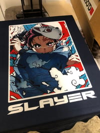 Image 4 of Tanjiro Slayer Tee - Demon Slayer 