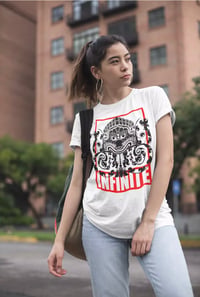 Image 2 of Kala Infinite Stamp Style Tee - Angkor Wat Temple vibes 