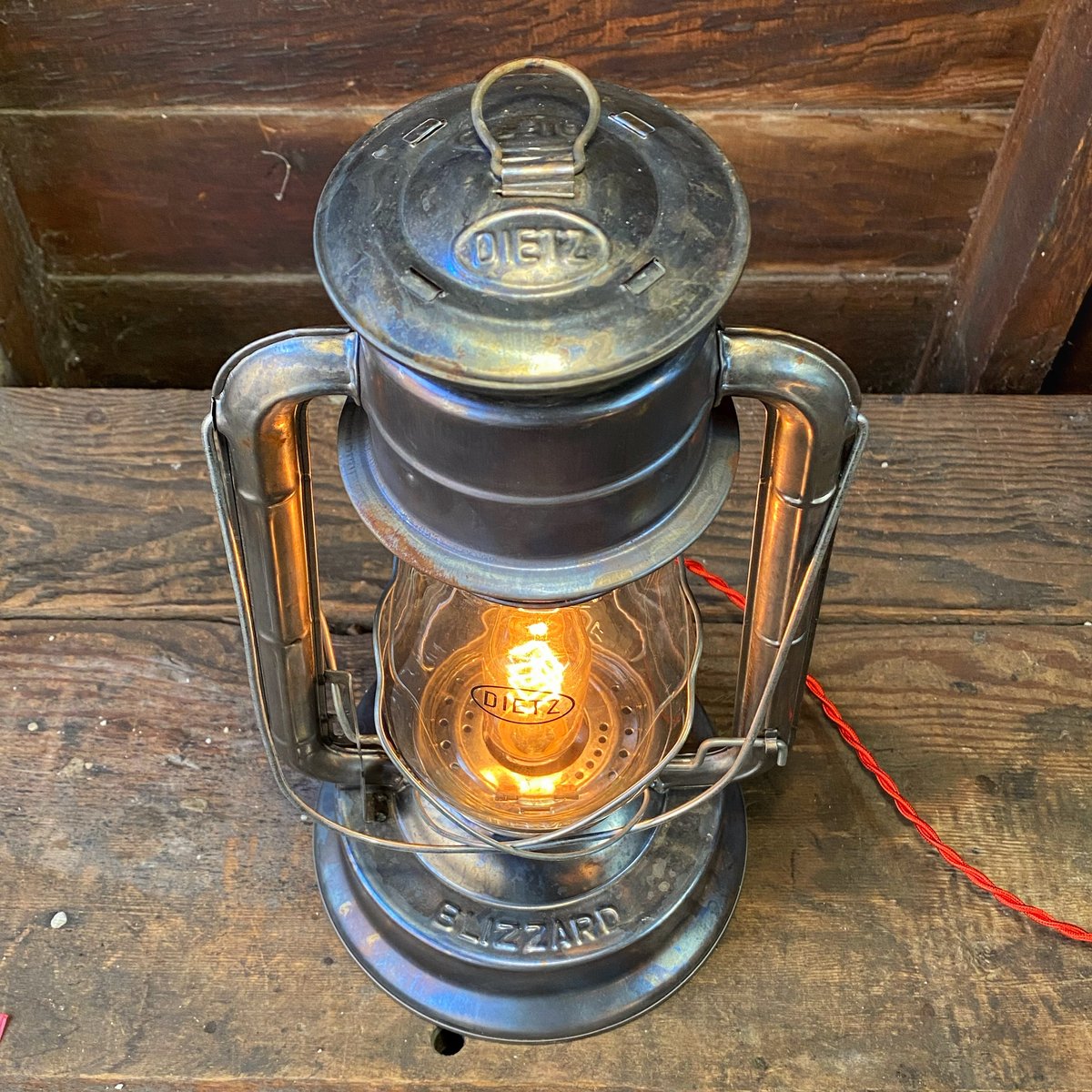 Unfinished Dietz Electric Lantern