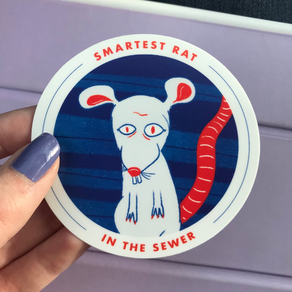 Image of Smartest Rat in the Sewer sticker