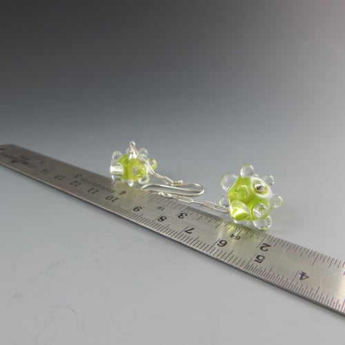 Image of Artisan Glass • Raised Dot Dangles