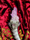 Lavender Aura Quartz & Amethyst - Ritual Rattler