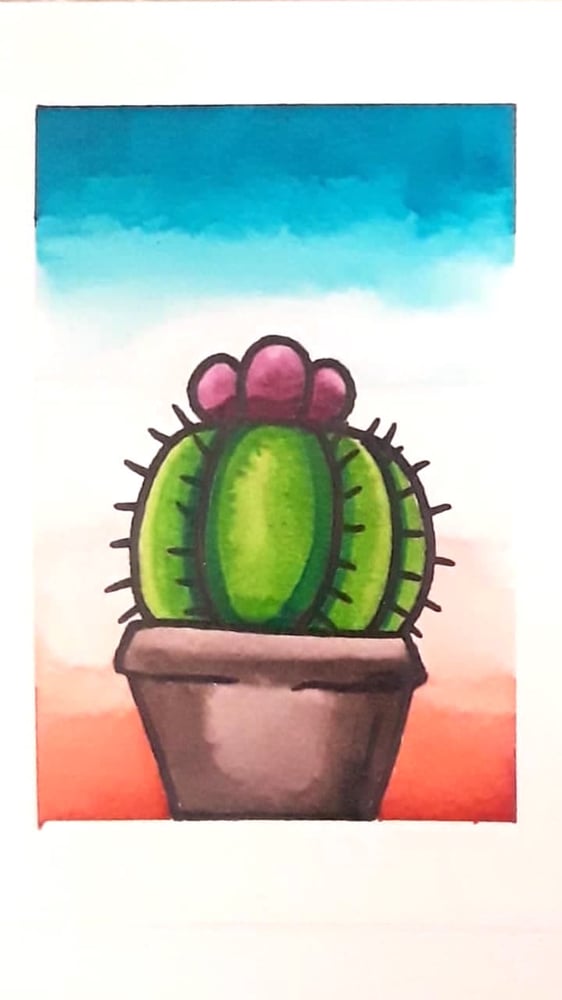 Image of Cacti Watercolor Gift Cards