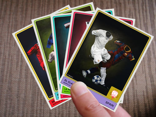 Image of Collectible Trading Football Cards NFT edition