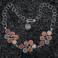 Image 2 of 18 dot Necklace in Bonfire
