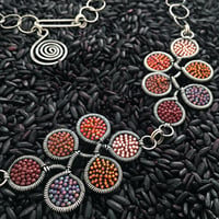 Image 3 of 18 dot Necklace in Bonfire