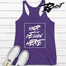Image 1 of Custom Racerback Tank For Women