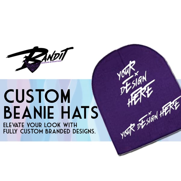 Image of Custom Beanie Hat, Skully, Skull Cap