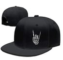 Image 4 of Custom FlexFit Flat Brim Fitted Baseball Hat 