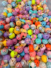 Image 2 of BT21 bubble gum round Character Beads - DIY Crafting Supplies