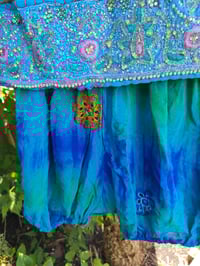 Image 5 of Bloomer shorts - blue / turquoise - see measurements 