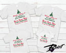 Image 1 of Nobody's Walking Out On This Christmas Vacation Family Christmas Personalized T-shirt Family Package