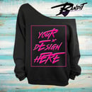 Image 1 of Custom Off the Sholder Slouchy Sweater