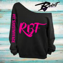 Image 1 of RBF, Resting Bitch Face Off the Sholder Slouchy Sweater