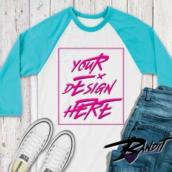 Image of Custom Raglan Baseball Jersey Shirt