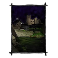 Macroom Castle at Night 