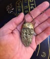 Pyrite pendant "The Fool"