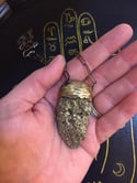 Pyrite pendant "The Fool"