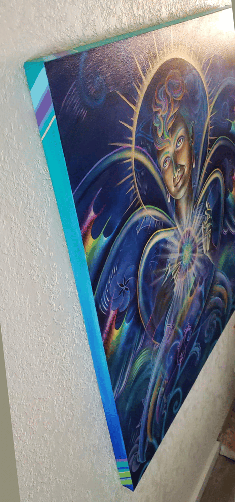Image of 'Seraphibonacci' stretched canvas prints, multiple sizes available