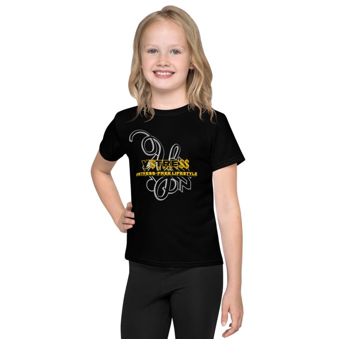 Image of YStress Exclusive Black and Yellow Kids T-Shirt (boys and girls)