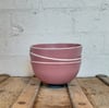 Pink noodle bowl