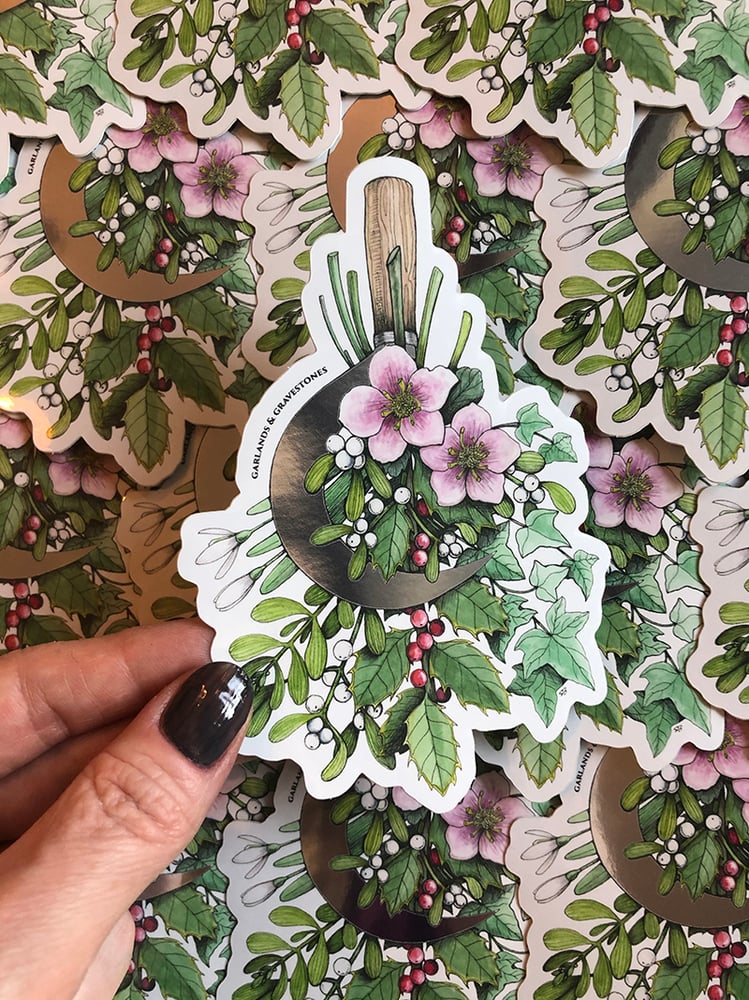 Image of Winter Harvest Mirrored Sticker