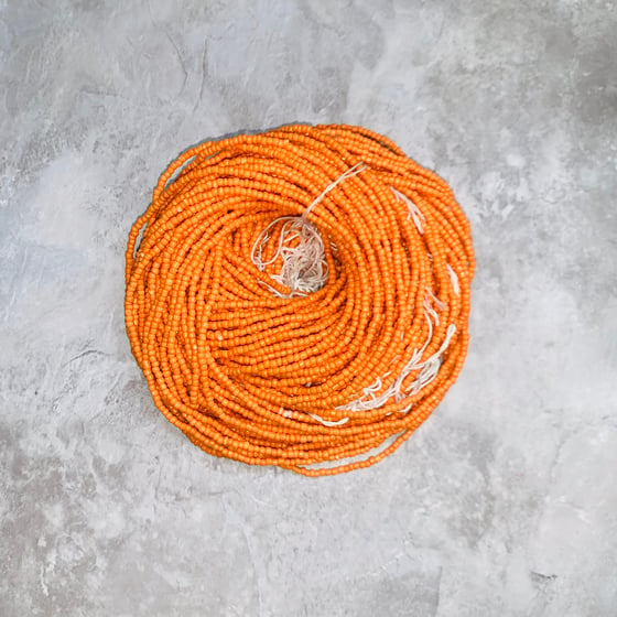 Image of Orange XL Tie Waist beads