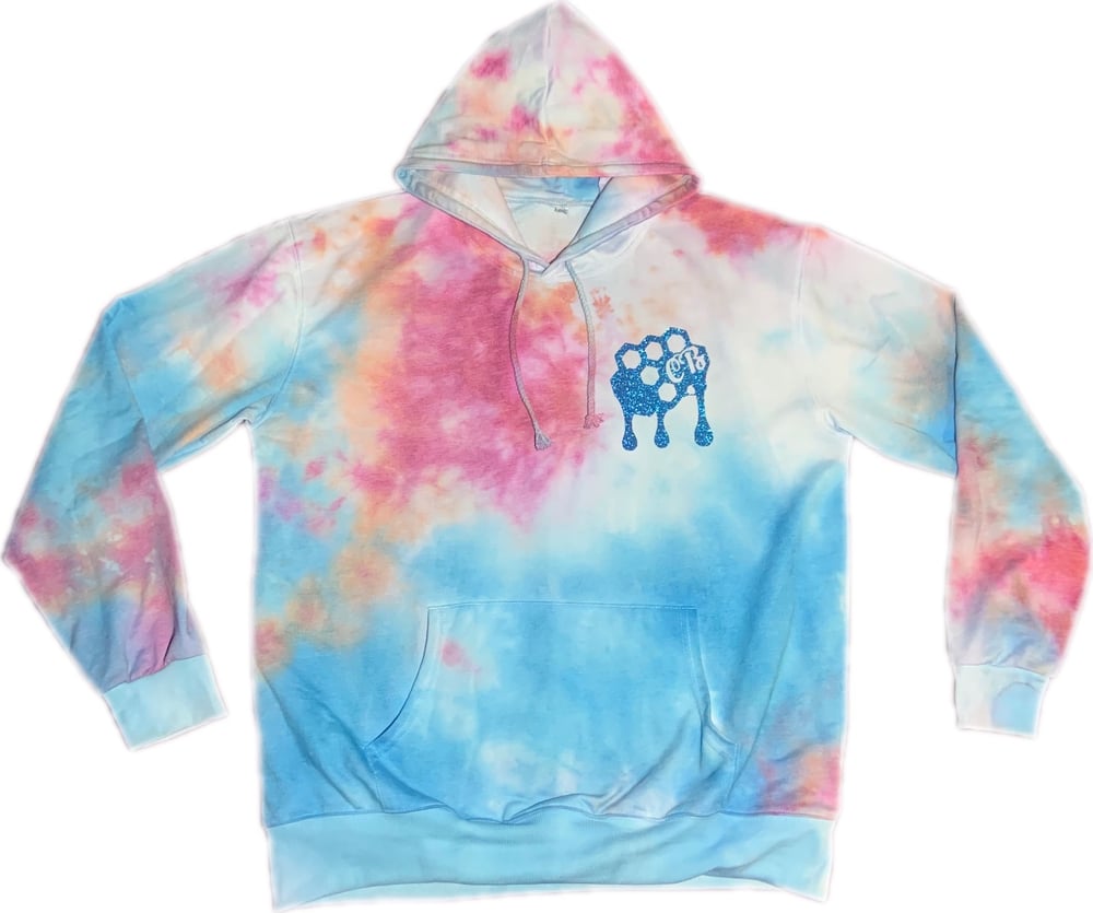 Image of CraaazE Buzz Custom Tie Dye Hoodie