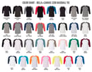 Image 2 of Dear Santa, They're the Naughty Ones Raglan Baseball Jersey