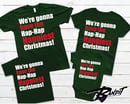 Image 1 of Hap-Hap Happiest Christmas! Personalized T-shirt Family Package