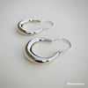 Silver Moonrise Hoops