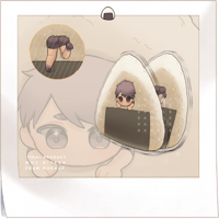 Image 2 of haikyuu: osamu-nigiri • acrylic charm