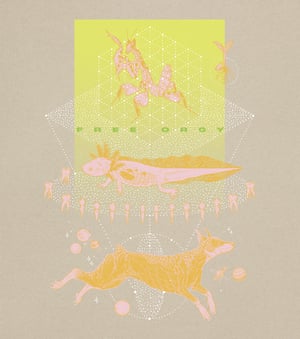 Image of Axolotl Ritual Sweatshirt - Orchid Mantis