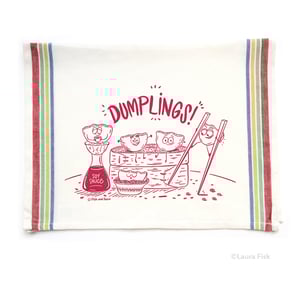 Image of Dumplings Funny Food Tea Towel