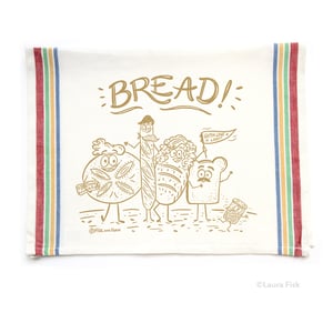 Image of Bread Funny Food Tea Towel