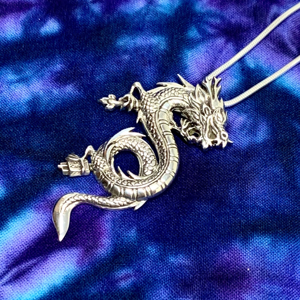 Image of Dragon With Matches Pendant 
