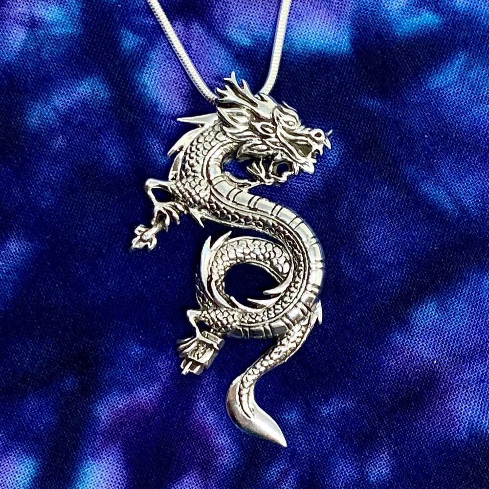 Image of Dragon With Matches Pendant 