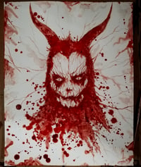 Blood for blood (original blood painting) 