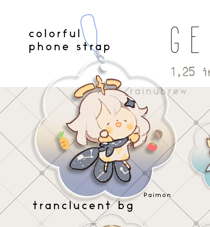 Image of Genshin Impact - Set 1 | 1.25 Inches Gacha Charms