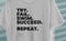 Image of T-shirt - Try Fail Swim Succeed Repeat