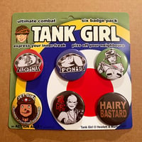 Image 1 of TANK GIRL ULTIMATE COMBAT SIX BADGE PACK