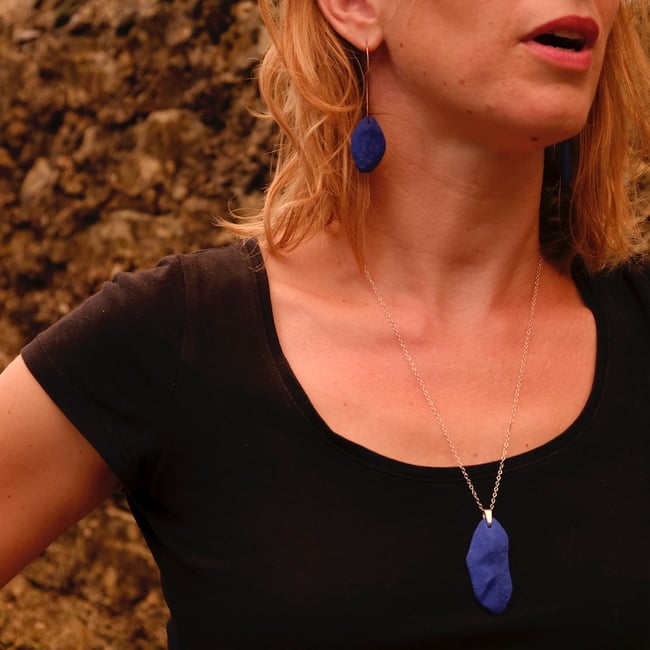Collier "Blue Note"